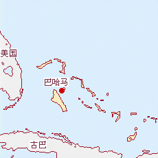 巴哈马国土面积示意图